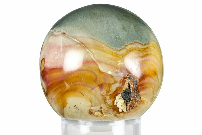 Polished Polychrome Jasper Sphere - Madagascar #376062
